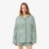 Σετ πιτζάμας από ριγέ ποπλίν σε oversized μέγεθος Σετ πιτζάμας από ριγέ ποπλίν σε oversized μέγεθος