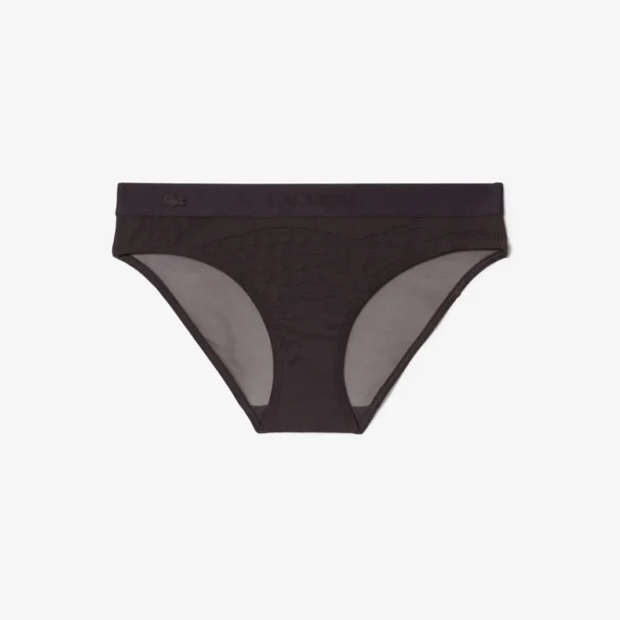 Σλιπ με πλέγμα στη μέση με το λογότυπο της μάρκας Σλιπ με πλέγμα στη μέση με το λογότυπο της μάρκας