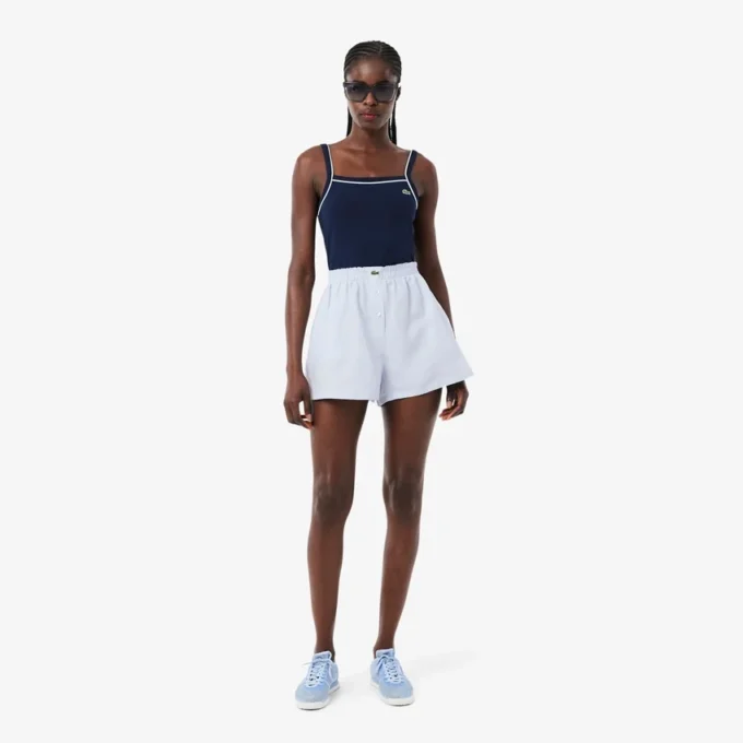 Σορτς από μείγμα λινού και ύφασμα The Blend σε oversized γραμμή Σορτς από μείγμα λινού και ύφασμα The Blend σε oversized γραμμή