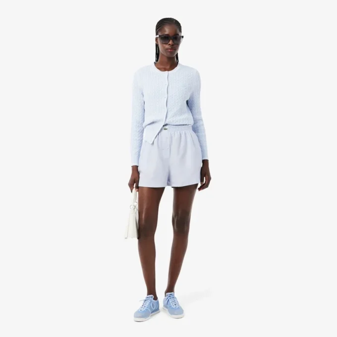 Σορτς από μείγμα λινού και ύφασμα The Blend σε oversized γραμμή Σορτς από μείγμα λινού και ύφασμα The Blend σε oversized γραμμή