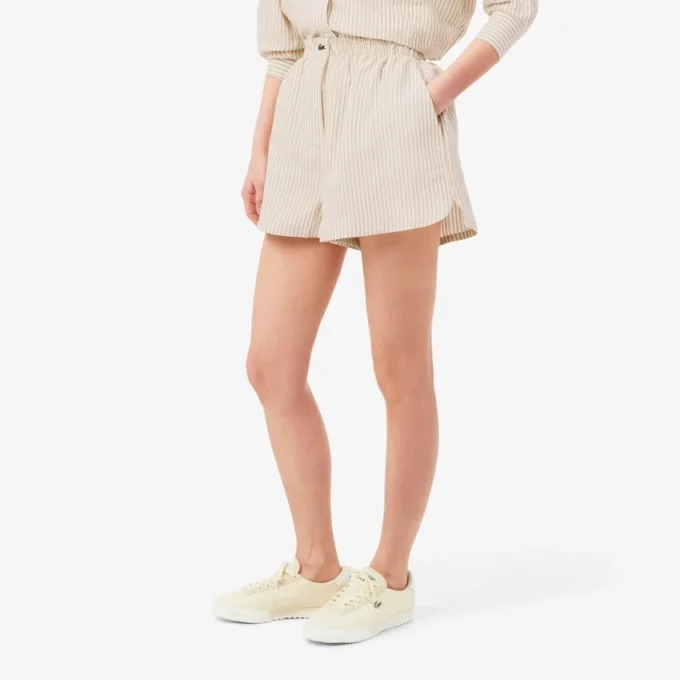 Σορτς από μείγμα λινού και ύφασμα The Blend σε oversized γραμμή Σορτς από μείγμα λινού και ύφασμα The Blend σε oversized γραμμή
