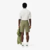 Σορτς Bermuda από ελαστικό βαμβακερό τσίνο με κανονική εφαρμογή
