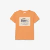 T-shirt από βαμβάκι με διακοσμητικό έμβλημα T-shirt από βαμβάκι με διακοσμητικό έμβλημα