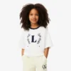 T-shirt από βαμβάκι με έμβλημα σε αντίθεση T-shirt από βαμβάκι με έμβλημα σε αντίθεση