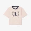 T-shirt από βαμβάκι με έμβλημα σε αντίθεση T-shirt από βαμβάκι με έμβλημα σε αντίθεση