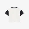 T-shirt από βαμβάκι με λεπτομέρειες σε αντίθεση