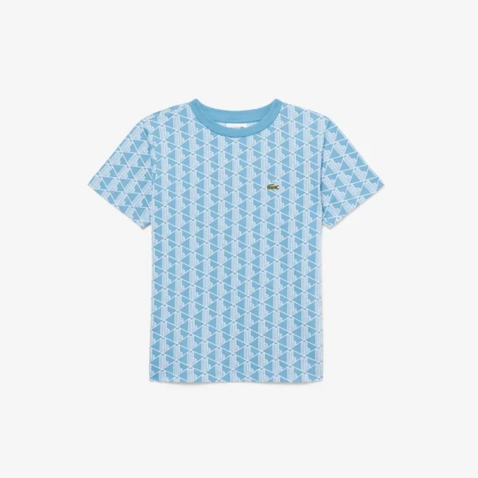T-shirt από βαμβάκι με μονόγραμμα