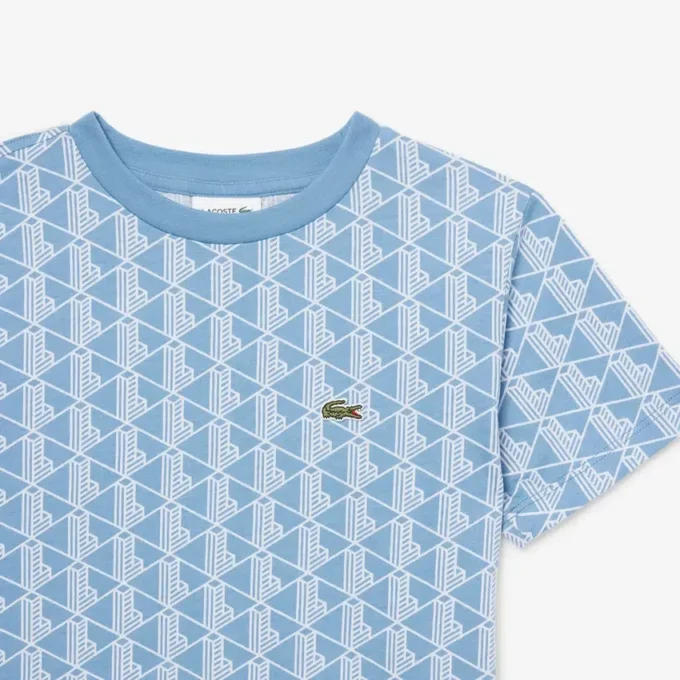 T-shirt από βαμβάκι με μονόγραμμα