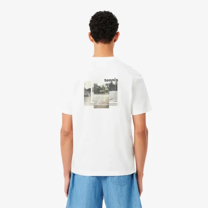 T-shirt από βαμβάκι με τύπωμα T-shirt από βαμβάκι με τύπωμα