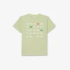 T-shirt από βαμβάκι με τύπωμα κροκοδείλου T-shirt από βαμβάκι με τύπωμα κροκοδείλου