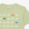 T-shirt από βαμβάκι με τύπωμα κροκοδείλου T-shirt από βαμβάκι με τύπωμα κροκοδείλου