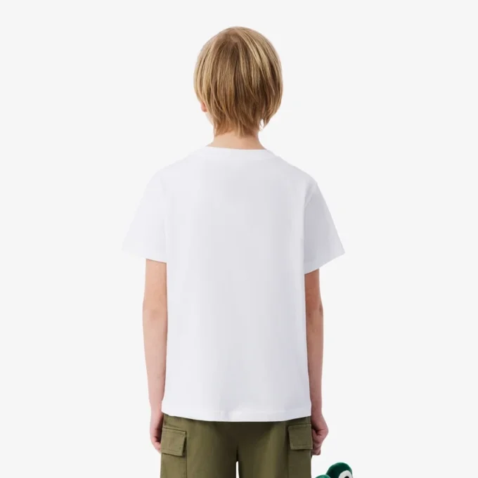 T-shirt από βαμβάκι με τύπωμα κροκοδείλου