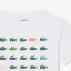T-shirt από βαμβάκι με τύπωμα κροκοδείλου