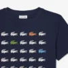 T-shirt από βαμβάκι με τύπωμα κροκοδείλου