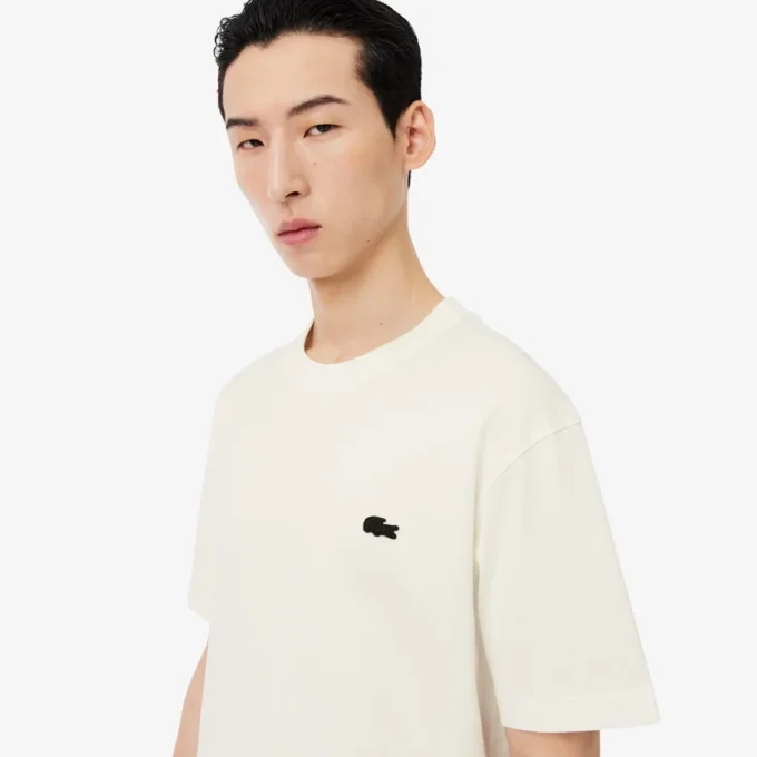 Τ-shirt από βαρύ βαμβάκι με τύπωμα Τ-shirt από βαρύ βαμβάκι με τύπωμα