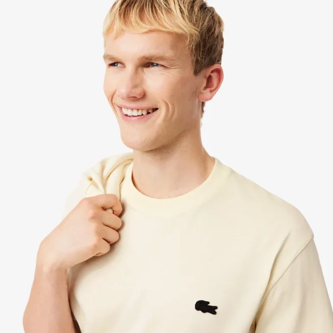 Τ-shirt από βαρύ βαμβάκι με τύπωμα Τ-shirt από βαρύ βαμβάκι με τύπωμα