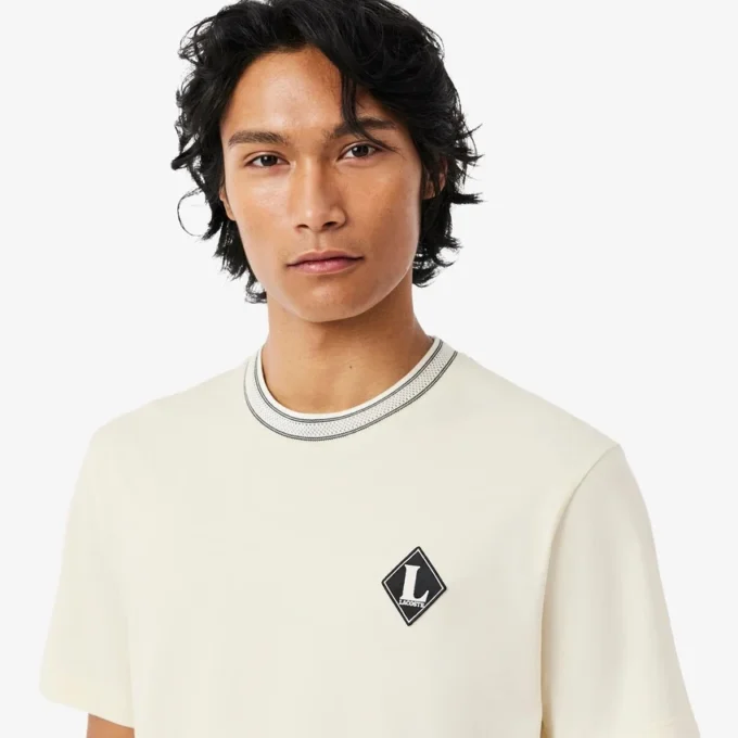 T-shirt με διακοσμητικό σήμα «Made in France» T-shirt με διακοσμητικό σήμα «Made in France»