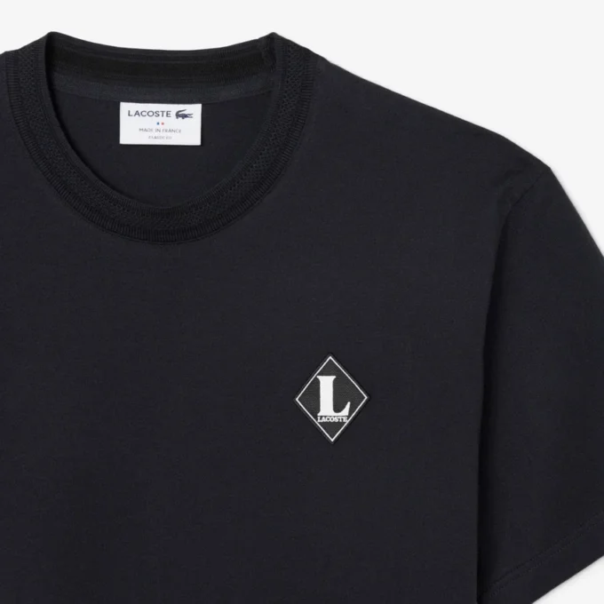 T-shirt με διακοσμητικό σήμα «Made in France» T-shirt με διακοσμητικό σήμα «Made in France»