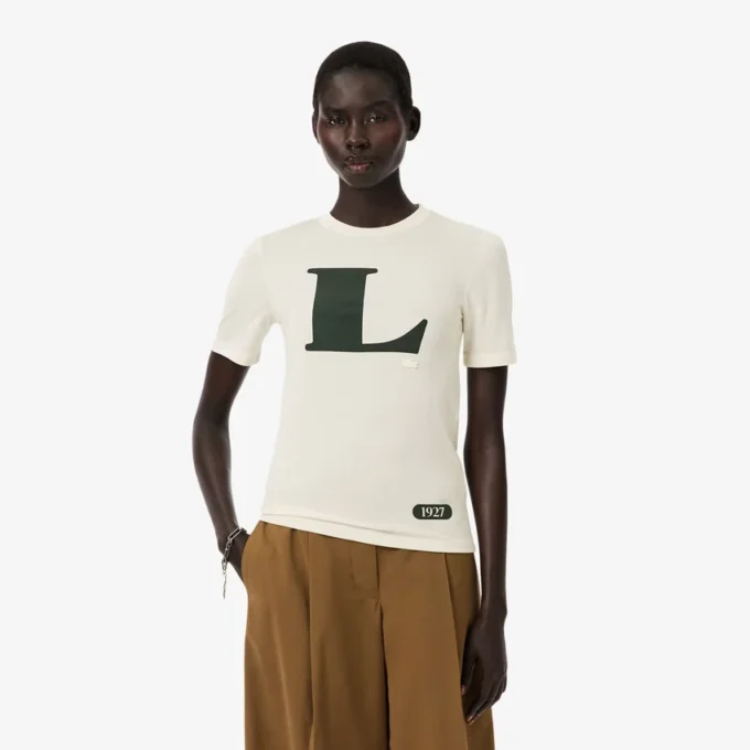 T-shirt με γραφικό σχέδιο από μετάξι Runway T-shirt με γραφικό σχέδιο από μετάξι Runway