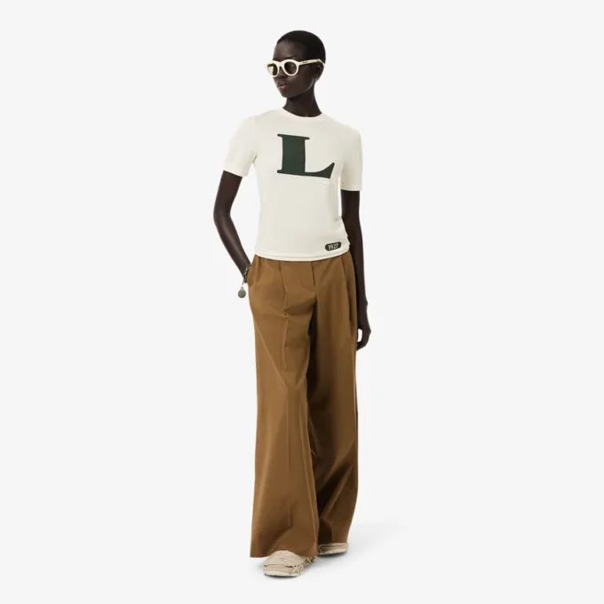 T-shirt με γραφικό σχέδιο από μετάξι Runway T-shirt με γραφικό σχέδιο από μετάξι Runway