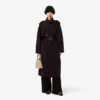 Τρέντς κοτ από μείγμα μαλλιού σε oversized γραμμή Τρέντς κοτ από μείγμα μαλλιού σε oversized γραμμή
