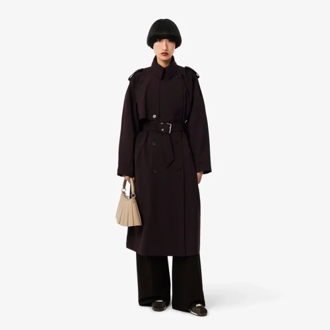 Τρέντς κοτ από μείγμα μαλλιού σε oversized γραμμή Τρέντς κοτ από μείγμα μαλλιού σε oversized γραμμή