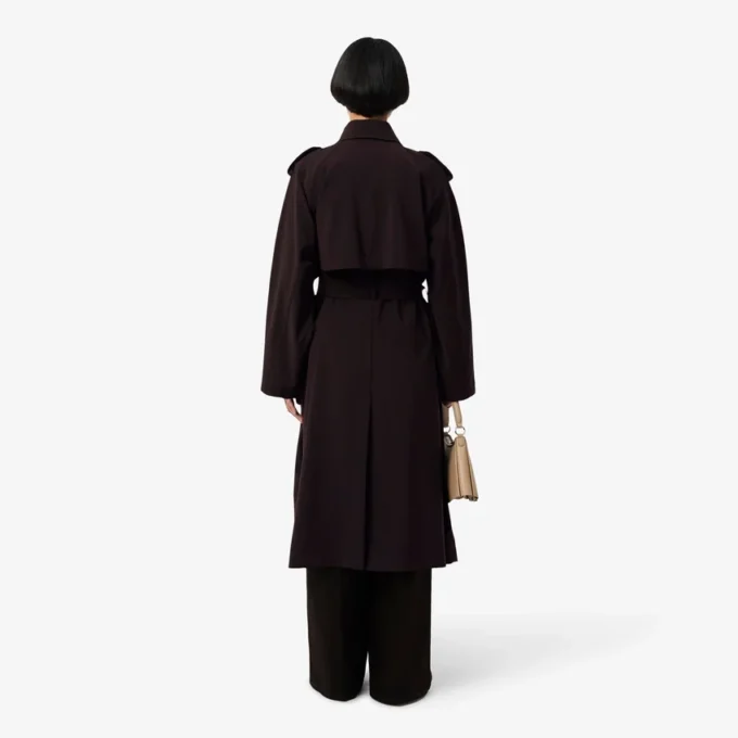 Τρέντς κοτ από μείγμα μαλλιού σε oversized γραμμή Τρέντς κοτ από μείγμα μαλλιού σε oversized γραμμή