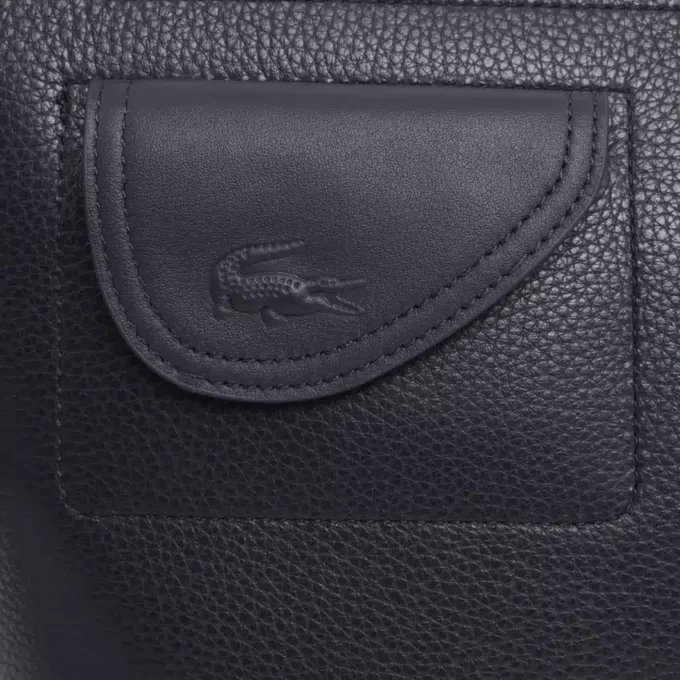 Τσάντα χειρός Lacoste Club από δέρμα με υφή Τσάντα χειρός Lacoste Club από δέρμα με υφή