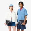 Τσάντα χειρός Lacoste Club από δέρμα με υφή Τσάντα χειρός Lacoste Club από δέρμα με υφή
