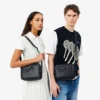 Τσάντα Lacoste Club από δέρμα με υφή Τσάντα Lacoste Club από δέρμα με υφή