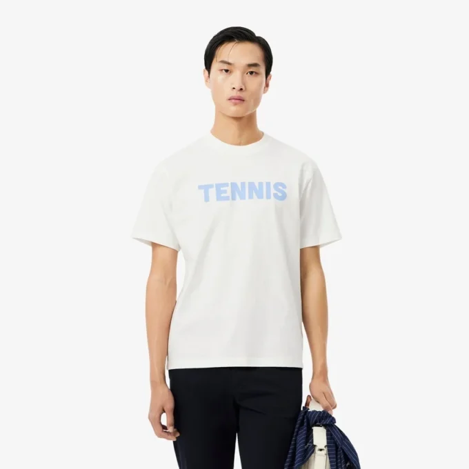 Τυπωμένο βαμβακερό T-shirt Τυπωμένο βαμβακερό T-shirt