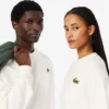 Unisex φούτερ φλις με χαλαρή εφαρμογή και διακοσμητικό έμβλημα Unisex φούτερ φλις με χαλαρή εφαρμογή και διακοσμητικό έμβλημα