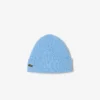 Unisex σκούφο από βουρτσισμένο μαλλί με πλεκτό ριμπ