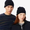 Unisex σκούφο από βουρτσισμένο μαλλί με πλεκτό ριμπ Unisex σκούφο από βουρτσισμένο μαλλί με πλεκτό ριμπ