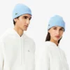Unisex σκούφο από βουρτσισμένο μαλλί με πλεκτό ριμπ