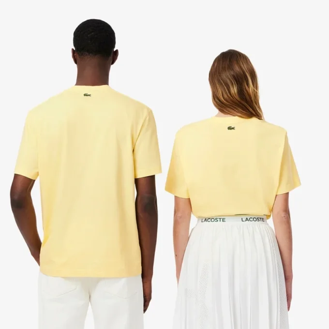 Unisex βαμβακερό T-shirt με χαρακτηριστικό τύπωμα Unisex βαμβακερό T-shirt με χαρακτηριστικό τύπωμα