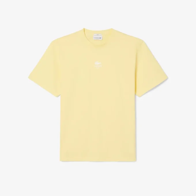 Unisex βαμβακερό T-shirt με χαρακτηριστικό τύπωμα Unisex βαμβακερό T-shirt με χαρακτηριστικό τύπωμα