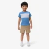 Βαμβακερό T-shirt με χρωματικά μπλοκ Βαμβακερό T-shirt με χρωματικά μπλοκ