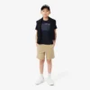 Βαμβακερό T-shirt με χρωματικά μπλοκ Βαμβακερό T-shirt με χρωματικά μπλοκ
