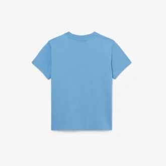 Βαμβακερό T-shirt με χρωματικά μπλοκ