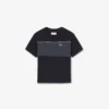Βαμβακερό T-shirt με χρωματικά μπλοκ