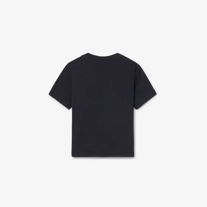 Βαμβακερό T-shirt με χρωματικά μπλοκ