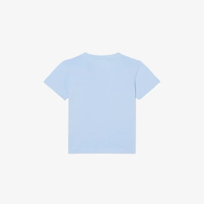 Βαμβακερό T-shirt με διακοσμητικό έμβλημα Βαμβακερό T-shirt με διακοσμητικό έμβλημα