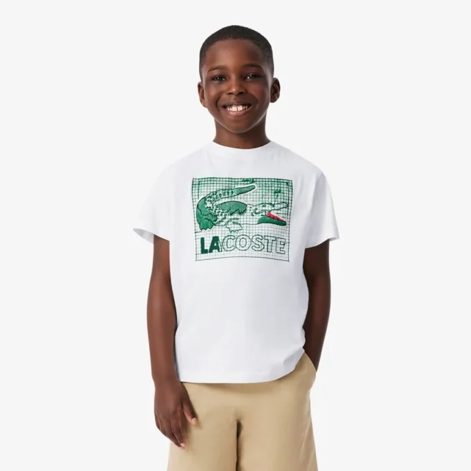Βαμβακερό T-shirt με γραφικό τύπωμα Βαμβακερό T-shirt με γραφικό τύπωμα