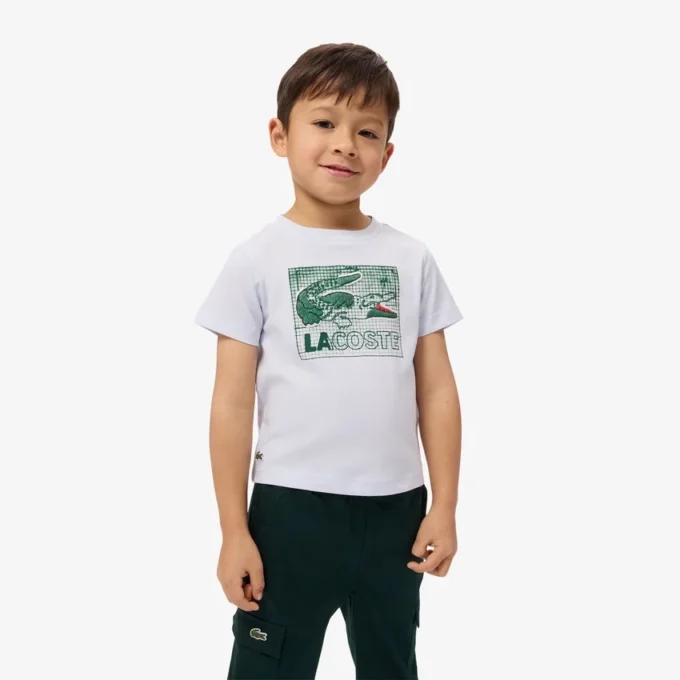 Βαμβακερό T-shirt με γραφικό τύπωμα Βαμβακερό T-shirt με γραφικό τύπωμα
