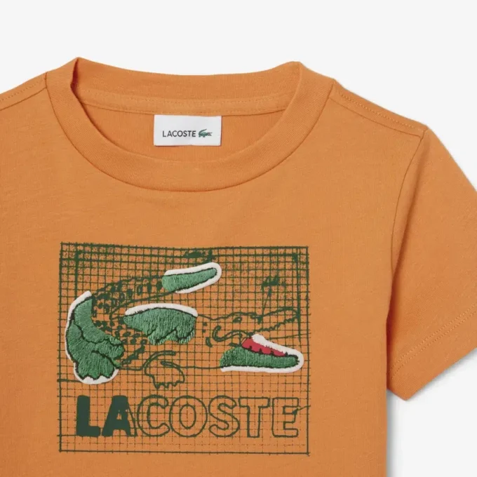 Βαμβακερό T-shirt με γραφικό τύπωμα Βαμβακερό T-shirt με γραφικό τύπωμα