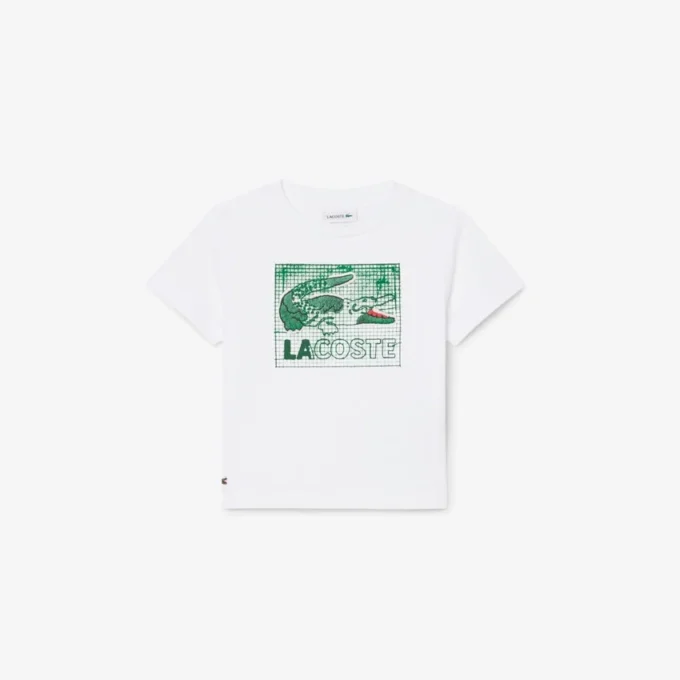Βαμβακερό T-shirt με γραφικό τύπωμα Βαμβακερό T-shirt με γραφικό τύπωμα