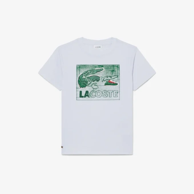Βαμβακερό T-shirt με γραφικό τύπωμα Βαμβακερό T-shirt με γραφικό τύπωμα