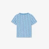 Βαμβακερό T-shirt με μονόγραμμα