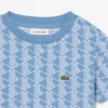 Βαμβακερό T-shirt με μονόγραμμα
